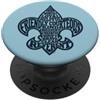 Outpost Scouting Gear by Giant Step Desi Scout Law Fleur De Lis Typography Scouting PopSockets PopGrip Adesivo