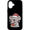koala winter santa hat stocking snow win Custodia per iPhone 16 Carino Koala Inverno con Cappello di Babbo Natale