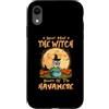 Costume di Halloween da strega cane Hava Custodia per iPhone XR Never Mind The Witch Attenti al cane Havanese Halloween