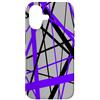 Diagonal Line Gifts And Urban Geometry T Custodia per iPhone 17 Diagonal Dynamics Lilla-Viola e Nero
