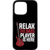 Bass Player Gifts Custodia per iPhone 15 Pro Max Rilassati Il Bassista è qui Musica