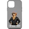 Retriever Apparel Custodia per iPhone 12 mini Cane motociclista Funny Retriever Faccio quello che voglio