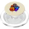 Funny 67 Raccoon Basketball Meme Six Sev 67 Pallacanestro Raccoon Drip Bambini Ragazzi Ragazzi Ragazze Brainrot PopSockets PopGrip per MagSafe