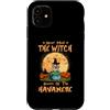 Costume di Halloween da strega cane Hava Custodia per iPhone 11 Never Mind The Witch Attenti al cane Havanese Halloween