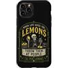 Halloween Lemon Bones Custodia per iPhone 11 Pro Citazione umoristica oscura dello scheletro di limone spettrale