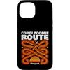 Funny Corgi Route Dog Lover Custodia per iPhone 15 Corgi Zoomie Route Mappato Cane Proprietario Umorismo