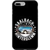 Alpine Ski Mountain Winter Travel City A Custodia per iPhone 7 Plus/8 Plus Avventura invernale sugli sci Saalbach-Hinterglemm