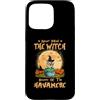 Costume di Halloween da strega cane Hava Custodia per iPhone 15 Pro Max Never Mind The Witch Attenti al cane Havanese Halloween