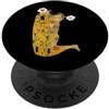Gustav Klimt The Kiss Art Parody Funny W Caffè Cappuccino Latte Caffeina Cuore Amante Moglie Fidanzata PopSockets PopGrip Adesivo