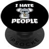 Regali Per I Fan Dell'Australia E Di Koa Koala I Hate People Australia Day Animali Australiani PopSockets PopGrip Adesivo