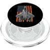 F-22 Raptor F22 Raptor Fighter Jet Funny F-22 Raptor Funny USA Flag Graphic PopSockets PopGrip per MagSafe