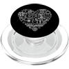3D Printing Minimal Line Designs I Love 3D Printing Heart - per gli appassionati di stampanti 3D PopSockets PopGrip per MagSafe