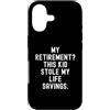 Funny Parenting Humor Relatable Sarcasm Custodia per iPhone 17 la mia pensione questo ragazzo mi ha rubato i risparmi di una vita Funny Parents