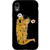 Gustav Klimt The Kiss Art Parody Funny M Custodia per iPhone XR Batteria Batterista Rock Metal Band Musicista Marito Fidanzato