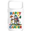 BlockBot Adventures Custodia per iPhone 17 Pro Max Joyful Robot Outdoor Explorer Toy Mattoni