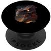 PM-Artistic Gigante sputafuoco il temibile dinosauro PopSockets PopGrip Adesivo
