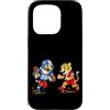 Bahaa's Tee Custodia per iPhone 15 Pro Football Eagle vs Cheetah Mascot Sports Graphic