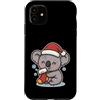 koala winter santa hat stocking snow win Custodia per iPhone 11 Carino Koala Inverno con Cappello di Babbo Natale