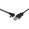 StarTech Cavo USB-A a Mini-B Angolo Sinistro 1,8m, Nero (USB2HABM6LA)