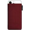 Adore June Classic Rosso-Bordeaux Custodia Compatibile con iPhone 14-15 Plus/iPhone 14-15 PRO Max, Tessuto Resistente con Display di Pulizia Effetto