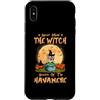 Costume di Halloween da strega cane Hava Custodia per iPhone XS Max Never Mind The Witch Attenti al cane Havanese Halloween