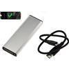 KALEA-INFORMATIQUE Custodia per Mac Pro 2012 SSD a USB3 (USB 3.0 5G) per Mac Pro 2012 SSD con 8+18 pin