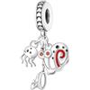 The Charmery Charm a forma di lumaca di spugna, in argento 925, compatibile con ciondoli Pandora, Trollbeads, Chamilia, Biagi e molti altri braccialetti con charm del Regno Unito.