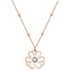 Brosway Collana Donna in Acciaio e Cristalli con Simbolo Fiore | Collezione Ikebana - BKE04