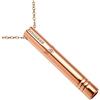 JewelryWe Collana Consapevole Antistress con Cuore: Collana Respirazione in Acciaio Inossidabile per Alleviare l'ansia Regalo antistress per la Meditazione per Donne e Uomini