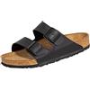 Birkenstock Arizona, Sandali Unisex Adulto, Nero (Schwarz), 35 (Normale)