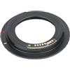 FKYMX Anello adattatore M42-EOS Adattatore obiettivo M42 AF Conferma precisione messa a fuoco manuale Metallo, compatibile for Canon, 100D 1000D 1100D 1200D 400D 450D 500D
