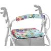 ASQVTIFE Coprisedili hippie Lotus Walker per Lady Rollator copertura morbida antipolvere per anziani in vita assistita 2 pezzi copricerchi per deambulatori deambulatori