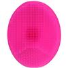 guojiwu 1PC morbido silicone viso da bagno Lavatoio spazzola per capelli Viso Esfoliante Pulizia Scrubber Massaggi Doccia Spugna Blackhead Rimozione esfoliante per doccia Wash (Rosy)