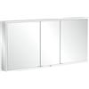 Villeroy & Boch My View Now armoire de toilette apparente, 3 portes, avec éclairage, avec interrupteur marche/arrêt, compatible Smart Home, 1600x750x168mm, A4571600, A4571600