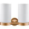 Duravit Starck T Gobelet à dents, double, montage mural, 0099480400, 0099480400