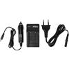 vhbw caricabatterie compatibile con Fuji/Fujifilm FinePix J10, J100, J110, J110w, J12, J120, J15, J150 camera - Stazione di ricarica