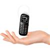 Longben BM70 Il cellulare più piccolo e sottile al mondo, mini telefono portatile con auricolare Bluetooth((Nero))