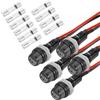 QUARKZMAN 5 Pcs Portafusibili Da Pannello 10/15A AC 125/250V 5 X 20mm