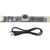 Giwnhvx Modulo fotocamera USB 13MP 4K OV13B10 a 78.4° distorsione/ a automatica con microfono integrato per WinXP / Win7 / 8/10 / OSX/Linux/Android