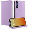 MOJIA Cover per Samsung Galaxy A54 5G, [Forte Chiusura Magnetica] Case Portafoglio in Pelle PU Premium, Custodia a Libro per Telefono con Porta Carte.. Viola