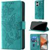 CaseGla Cover per Xiaomi Redmi Note 13 Pro Plus 5G, Turchese | Blocco RFID, Portafoglio Pelle PU, Flip Libro, Porta Carte, Magnetica Libretto, Antiurto Protezione Completa