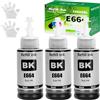 FANSHENG Inchiostro 664 compatibile con Epson 664 bottiglie di ricarica per EcoTank ET-14000 ET-2500 ET-2550 ET-2600 ET-2650 ET-3600 ET-4500 ET-4550 ET-15000 ET-16500 L1000 L110. L200 L210 (confezione