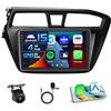 Inefala 4+128G 9'' Android 15 Autoradio per Hyundai i20 2015-2018