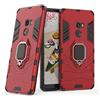MaiJin LuluMain Compatibile con Xiaomi Mi Mix 2 Cover, Custodia Armor Anello Cavalletto (Funziona con Il Supporto Magnetico per Auto) Case Paraurti per Xiaomi Mi Mix2 (Rosso)