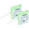 vhbw 2x batteria compatibile con Midland XT70 radio (1500mAh, 3,6V, NiMH)
