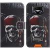 TienJueShi Cranio Stand Portafoglio TPU Silicone in Pelle Cellulare Caso per DOOGEE S89 PRO 6.3 inch Case Copertina Custodia Protettiva Cover