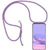 Hkess Custodia con Cordino Compatibile con Oppo Find X2 Lite 5G - Back Case in Silicone con Laccio per Il Collo - Custodia Trasparente con Cordino - Cover per Cellulare con Cordoncino da Indossare