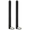 Superbat Antenna WiFi Dual Band 4dBi (confezione da 2) - 2,4 GHz e 5,8 GHz RP-SMA spina antenna per router, PC, telecamera IP e dispositivi IoT