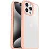 OtterBox Cover per iPhone 15 Pro Max React Series, resistente a shock e cadute fino, cover ultrasottile, testata a norme MIL-STD 810G, Trasparente/Peach