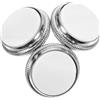Yardwe Bottoni per Dita Tromba in Lega di Zinco Bianco 3 Pezzi Design Compatto e Portatile per Uso Duraturo Strumenti Musicali